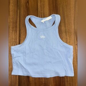 ALO Yoga Light Blue Tank Top - Seashell Blue